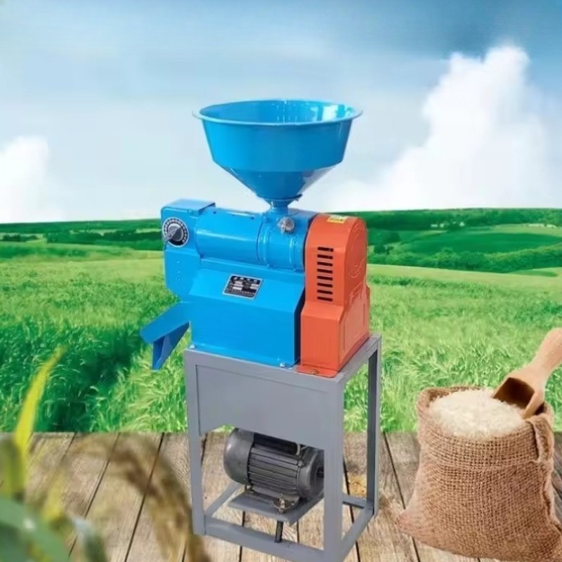Agriculture Farming Process - Household Farm Grain Processing Rice Miller