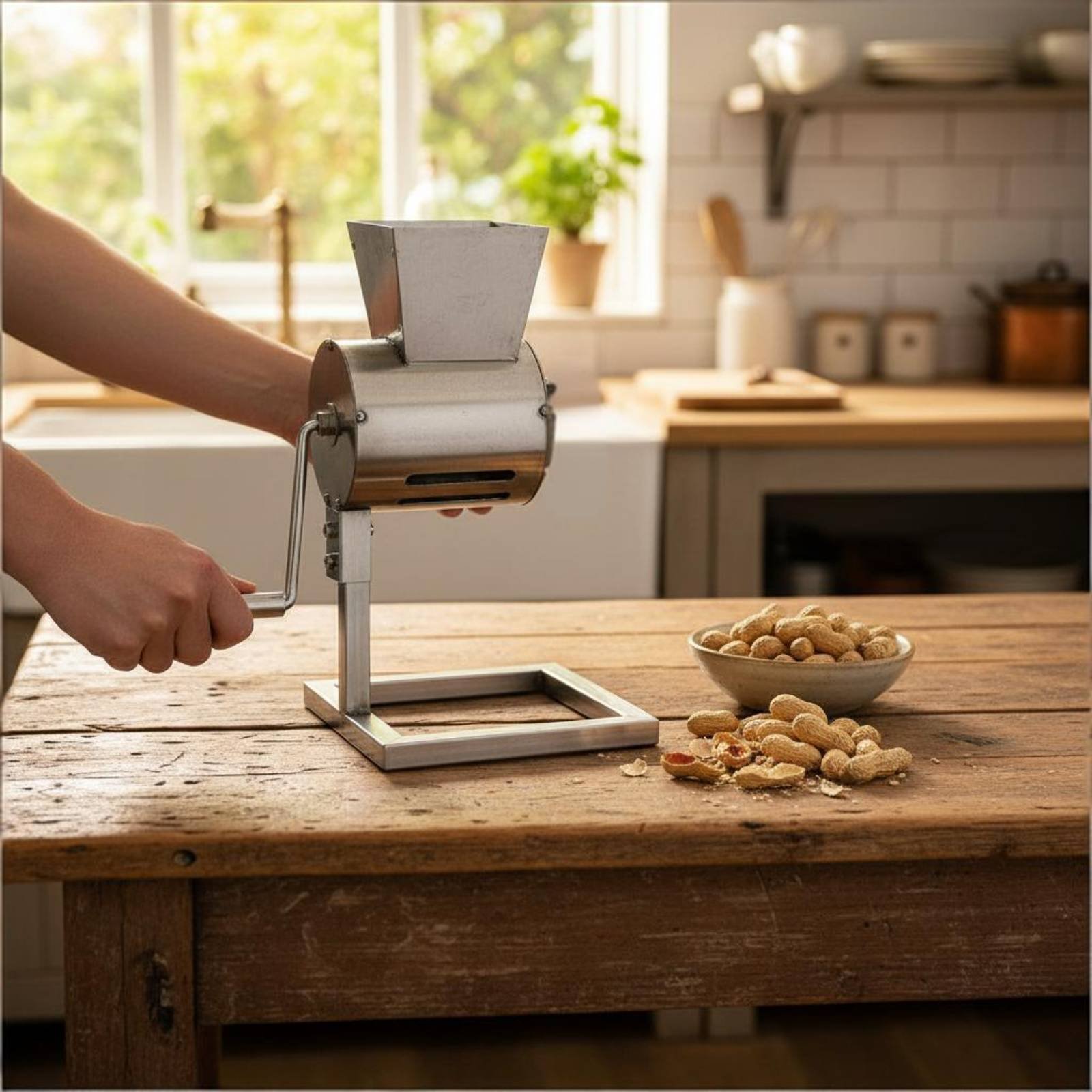 Manual Peanut Sheller Small Si - Agriculture Farming Process 评论和价格