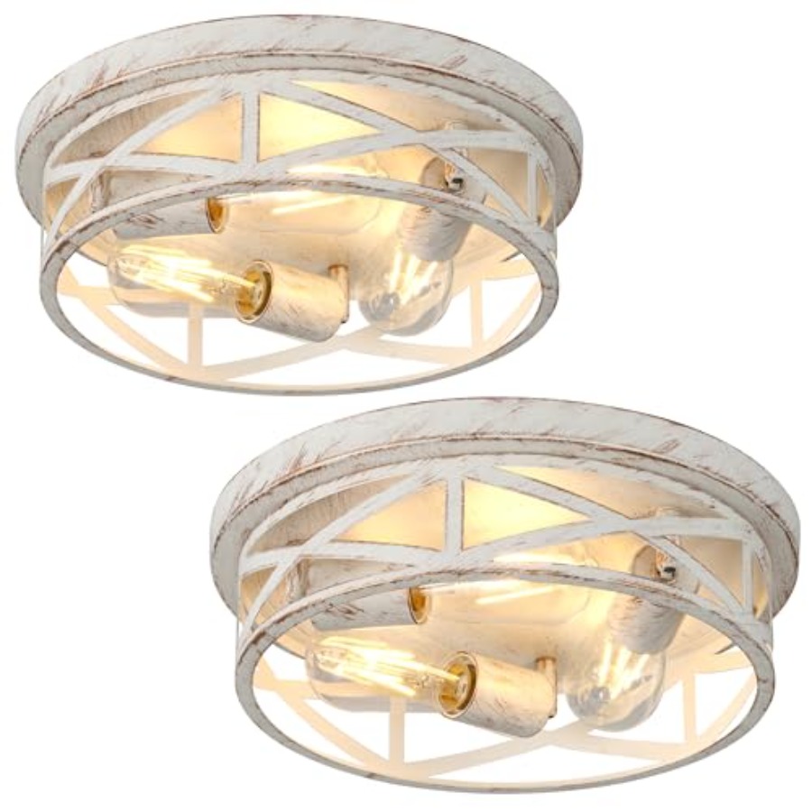 13 inch Flush Mount Ceiling Li - Farming A 评论和价格