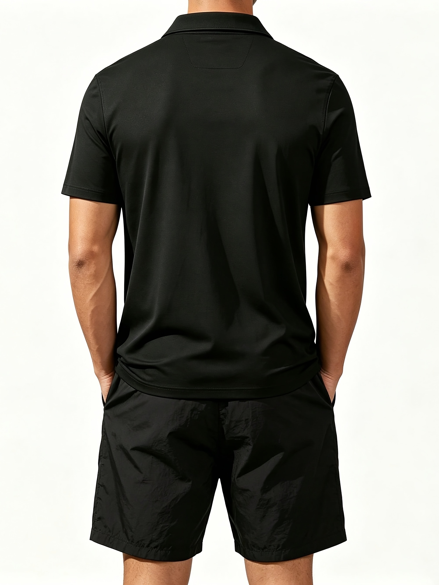 Men's Polo Shirt and Beach Sho - Farming A 评论和价格